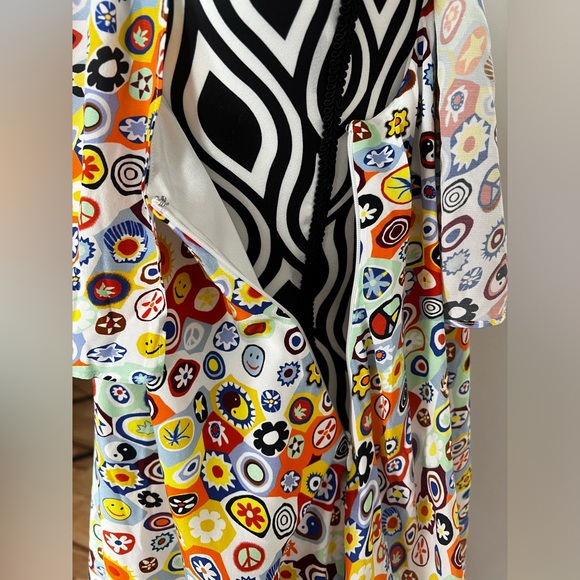 NWT STAUD Caya Tiered Flowy Retro Millefiori Multi Print Maxi Dress - Picture 12 of 16